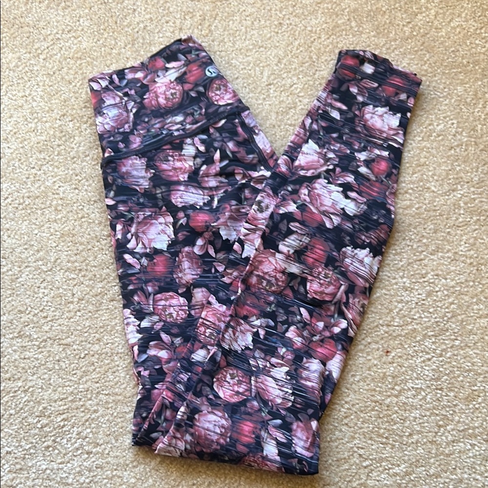 Rare Lululemon Floral Leggings